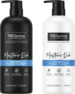 IGA TRESemme Shampoo or Conditioner 940mL Selected Varieties offer