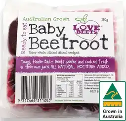 IGA Australian Love Beets Baby Beetroot 250g offer