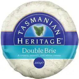 IGA Tasmanian Heritage Double Brie or Camembert 200g offer