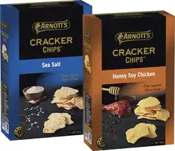 IGA Arnott’s Cracker Chips, Sourdough Crisps 150g or Flatbread Dippers 130g Selected Varieties offer