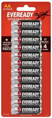 IGA Eveready Super Heavy Duty AA Batteries 24 Pack offer