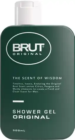 IGA Brut Original Shower Gel 500mL offer