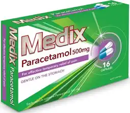 IGA Medix Paracetamol Capsules 16 Pack offer