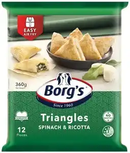 IGA Borg’s Triangles 360g Selected Varieties offer