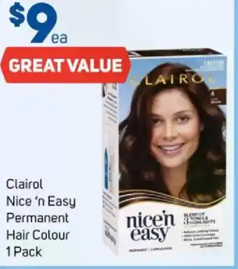 Clairol nice 'n easy permanent hair colour