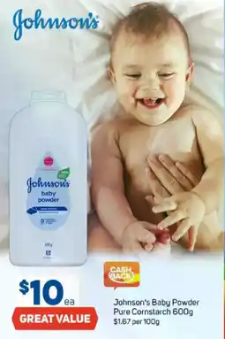 Foodland Johnson's baby powder pure cornstarch offer