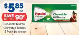 Foodland Panadol children chewable tablets offer