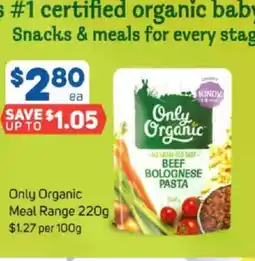 Foodland Only organic meal offer