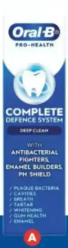 Foodland Oral-B Pro Health Advanced Toothpaste offer