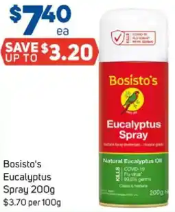 Foodland Bosisto's Eucalyptus Spray offer