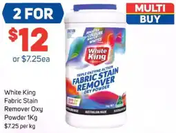 Foodland White King Fabric Stain Remover Oxy Powder offer