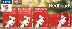 Foodland Redhead Safety Matches, Handy Pack Matches or Extra Long Matche offer