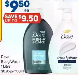 Foodland Dove Body Wash offer