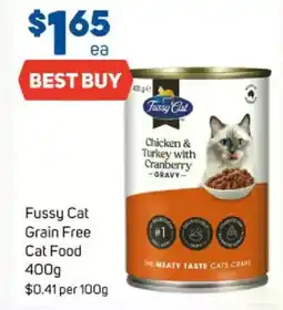 Foodland Fussy cat grain free cat food offer