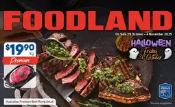 Foodland Australian premium beef rump steak offer