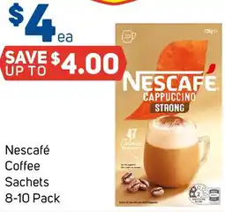 Foodland Nescafé coffee sachets offer