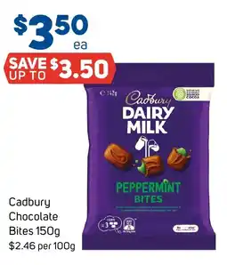 Foodland Cadbury chocolate bites offer