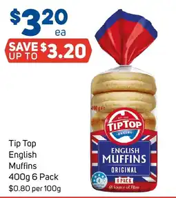 Foodland Tip top english muffins offer
