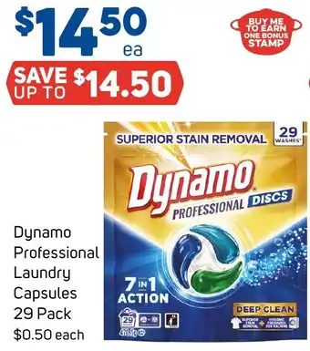 Dynamo professional laundry capsules