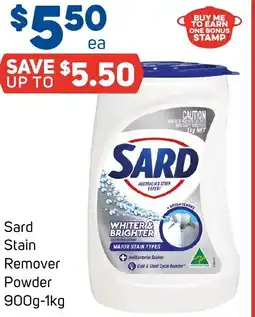 Foodland Sard stain remover powder offer