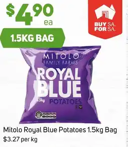 Foodland Mitolo royal blue potatoes bag offer
