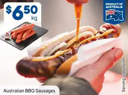 Foodland Australian bbq sausages offer