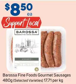 Foodland Barossa fine foods gourmet sausages offer