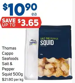 Foodland Thomas cappo seafoods salt & pepper squid offer