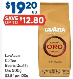 Foodland Lavazza coffee beans qualita oro offer