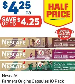 Foodland Nescafe farmers origins capsules offer