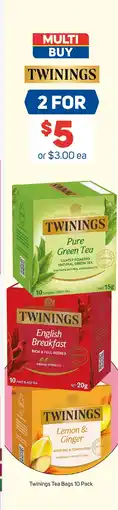 Foodland Twinings tea bags offer
