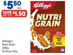 Foodland Kellogg's nutri-grain offer