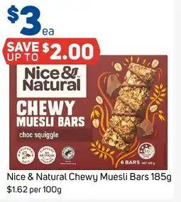 Foodland Nice & natural chewy muesli bars offer