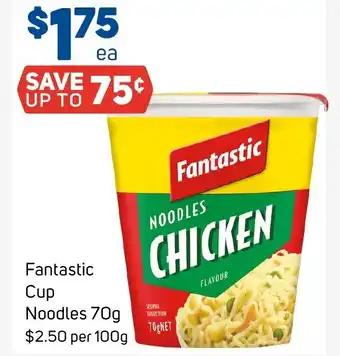 Foodland Fantastic cup noodles offer