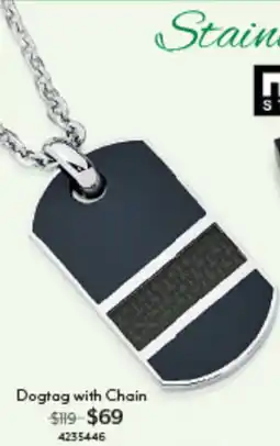 Angus & Coote Dogtag with Chain offer