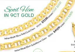 Angus & Coote Italian Made Solid Marine Chain offer