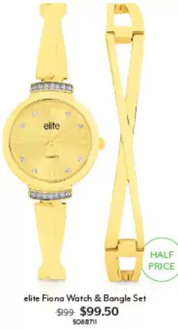 Angus & Coote elite Fiona Watch & Bangle Set offer