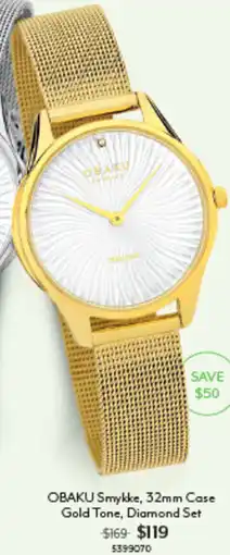 Angus & Coote OBAKU Smykke Case Diamond Set offer