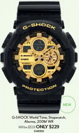 Angus & Coote G-SHOCK World Time Stopwatch Alarms offer