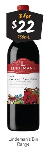 Cellarbrations Lindeman's Bin Range offer