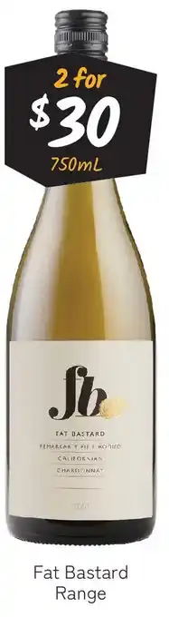 Cellarbrations Fat Bastard Range offer