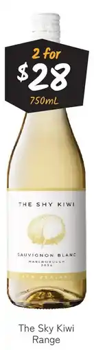 Cellarbrations The Sky Kiwi Range offer