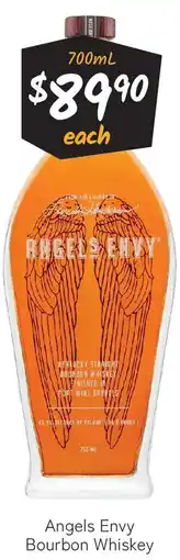 Cellarbrations Angels Envy Bourbon Whiskey offer