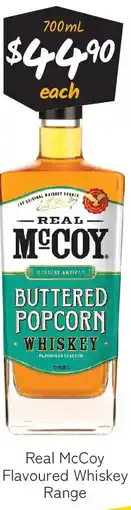 Cellarbrations Real McCoy Flavoured Whiskey Range offer