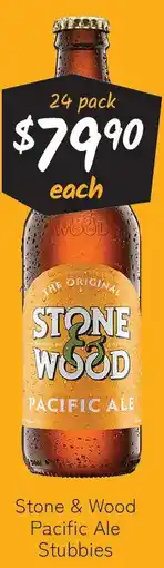 Cellarbrations Stone & Wood Pacific Ale Stubbies offer