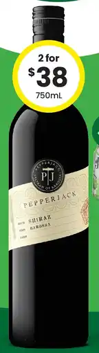 The Bottle O Pepperjack Range offer