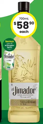 The Bottle O El Jimador Reposado Tequila offer