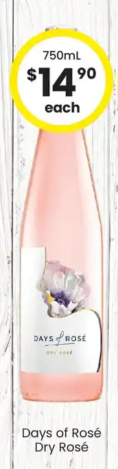 The Bottle O Days of Rosé Dry Rosé offer