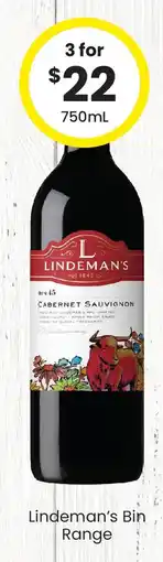 The Bottle O Lindeman's Bin Range offer
