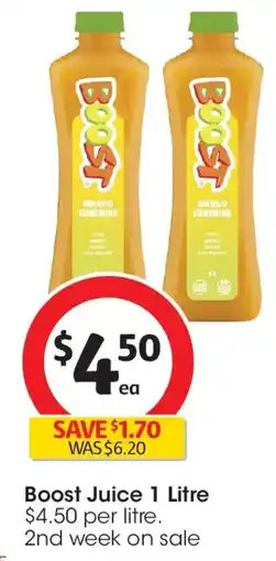 Coles Boost juice offer